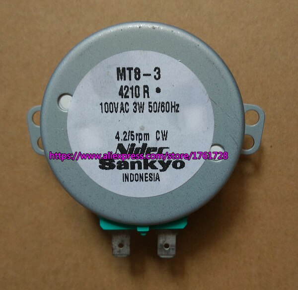 Diameter 50mm claw-pole motor AC 100V 3W permanent magnet synchronous motor CW 4.2 ~ 5RPM