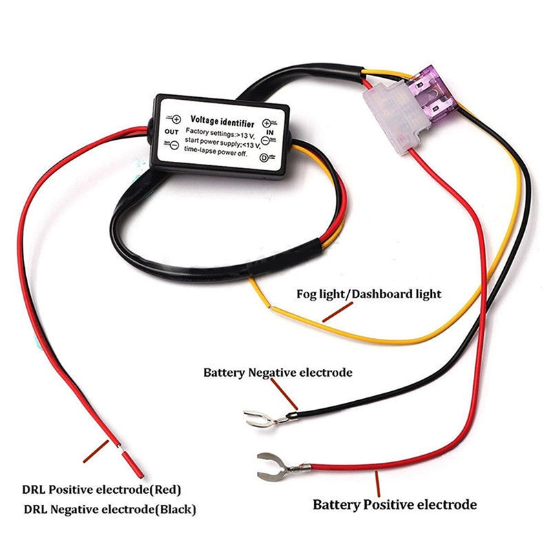 1Pc 12-18V Auto Automatische On/Off Controller Module Drl Relais Kits Auto Led-dagrijverlichting licht