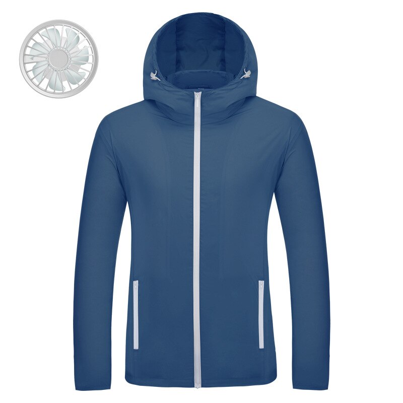 Airconditioning, visjack, usb-koelkast, geconditioneerde ventilator, hoge temperatuur buitenkleding, beschermende kleding tegen de zon: Xxl / Dl