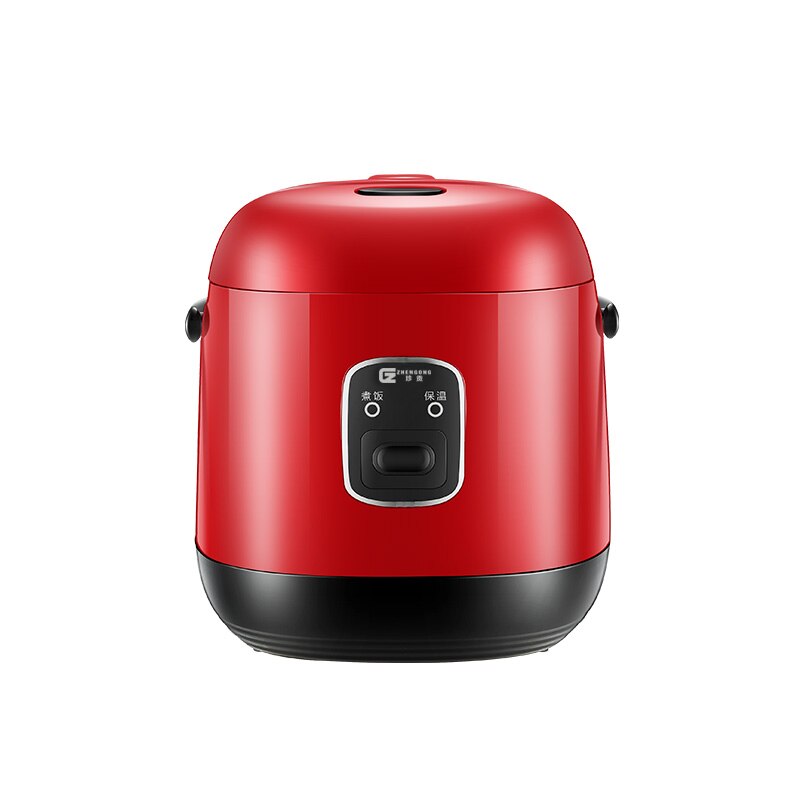 Elektrische Koken Machine Huishoudelijke Kleine 1-2 Mensen Pot Multi Elektrische Rijstkoker Non-stick Pan Multifunctionele 220V Maker: Rood