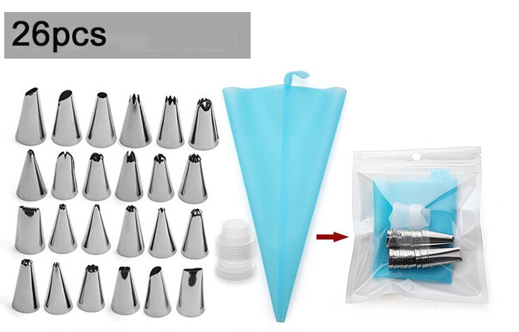 Bricolage gâteau plateau tournant cuisson moule gâteau plaque rotative ronde gâteau décoration outils Table rotative pâtisserie fournitures accessoires de cuisson: 26PCS