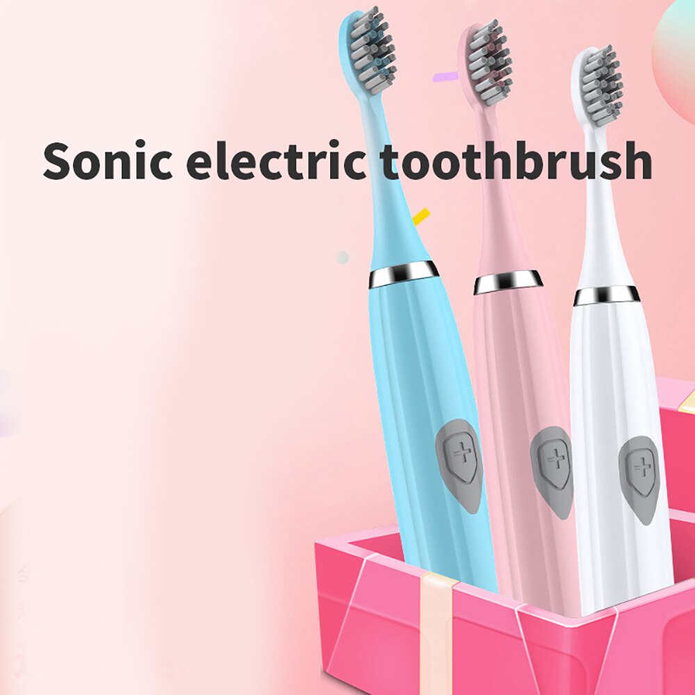 Three-head Electric Toothbrush Household Adult Couple Models Ultrasonic Toothbrush Waterproof Male and Female Models