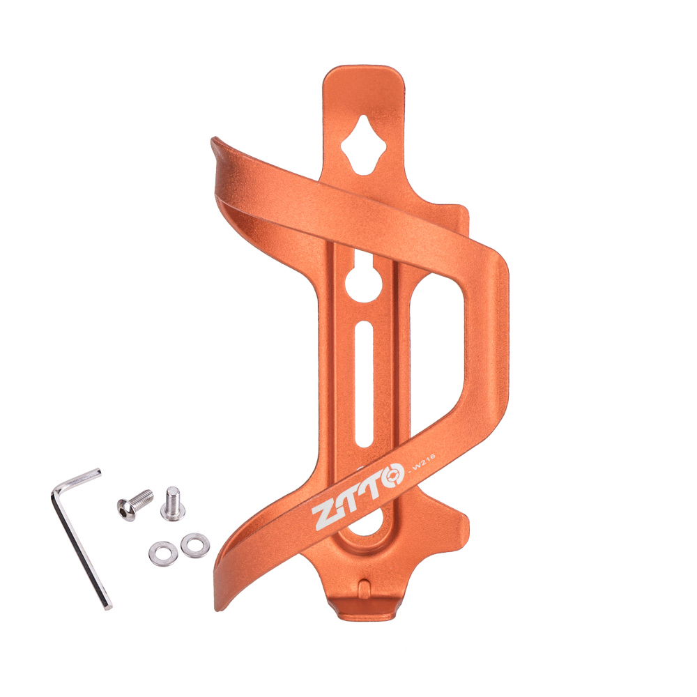 ZTTO vtt porte-bidon ultraléger en alliage d'aluminium haute résistance support d'eau accessoires de cyclisme pour VTT vélo de route: Gris clair