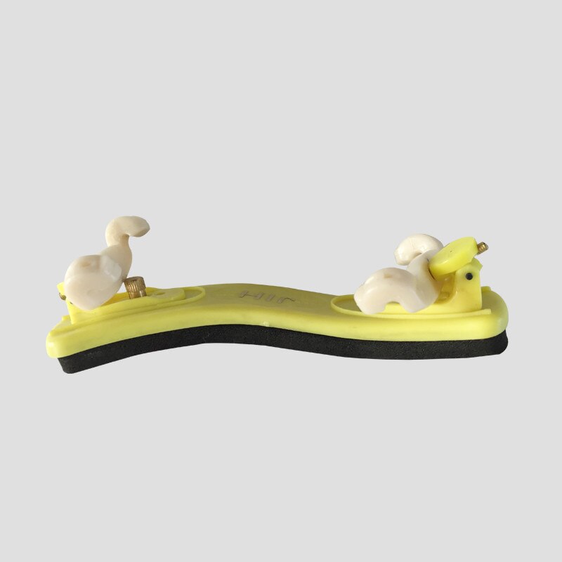 Verstelbare Kleurrijke Viool Schoudersteun Professionele Violino Fiddle Accessoires Geschikt Voor 3/4 4/4 Maat: YELLOW
