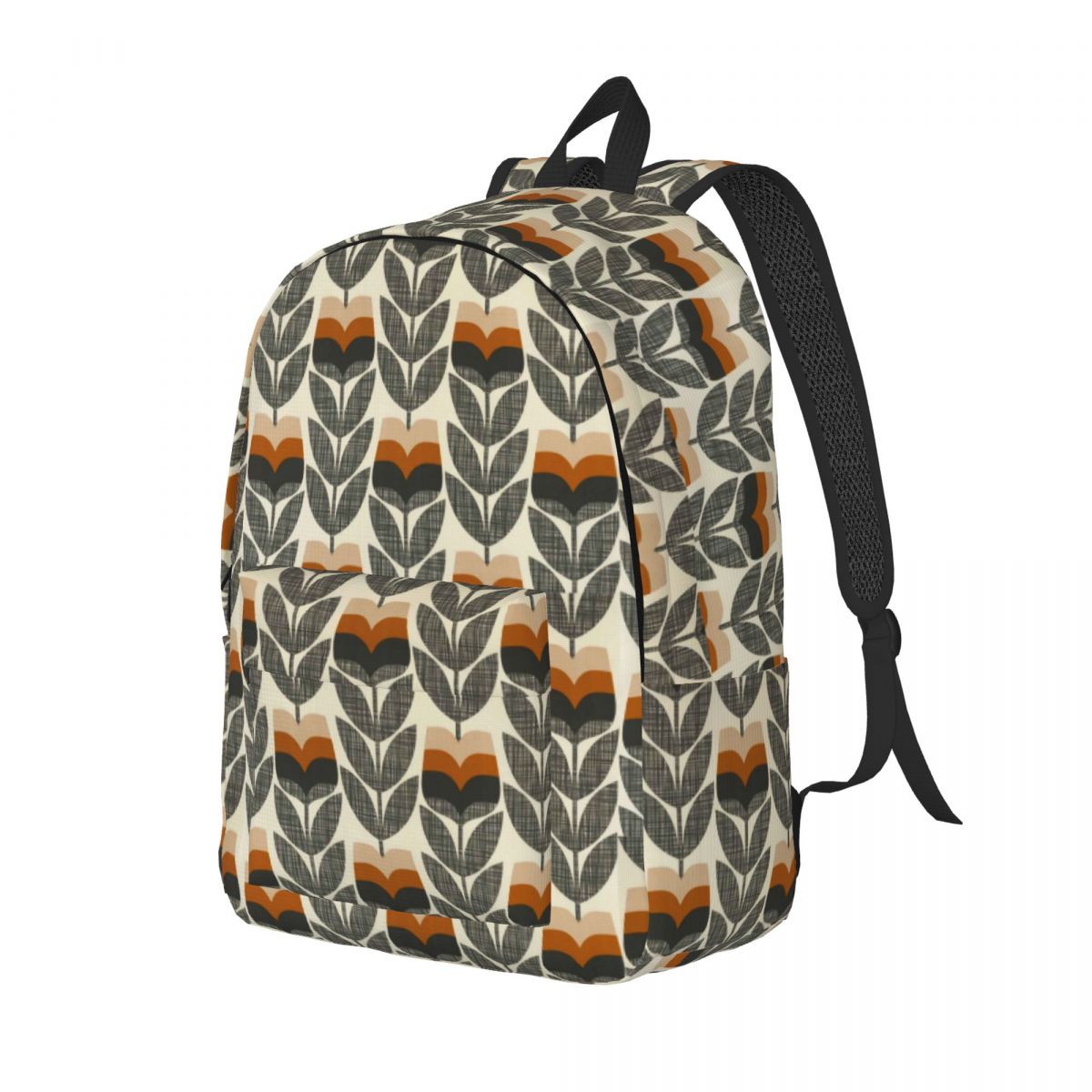 Benutzerdefinierter Orla Kiely Laptop-Rucksack mit mehreren Stemmen für Damen und Herren, lässige Büchertasche für Studenten, florale abstrakte Taschen