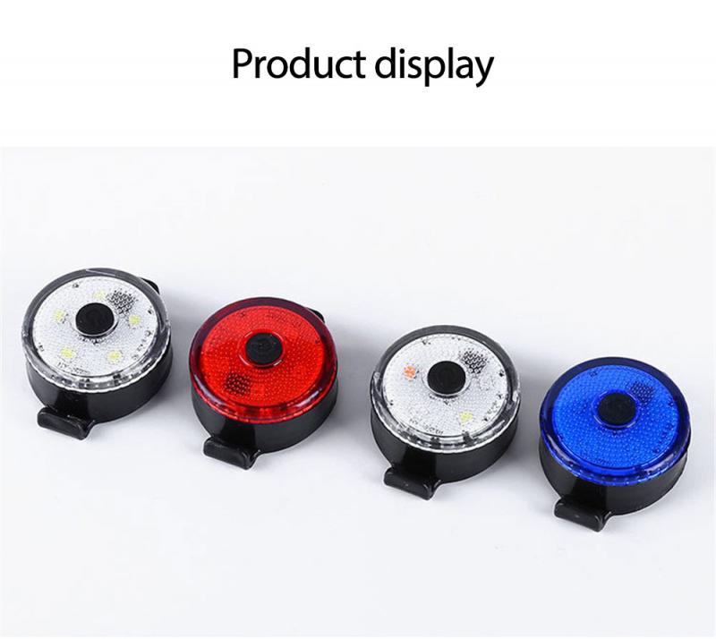 Bicycle Seatpost Light Strap Bike Tail Light USB ChargeMountain Bike Outdoor Night Bicycle Rear Light Cycling Accessories