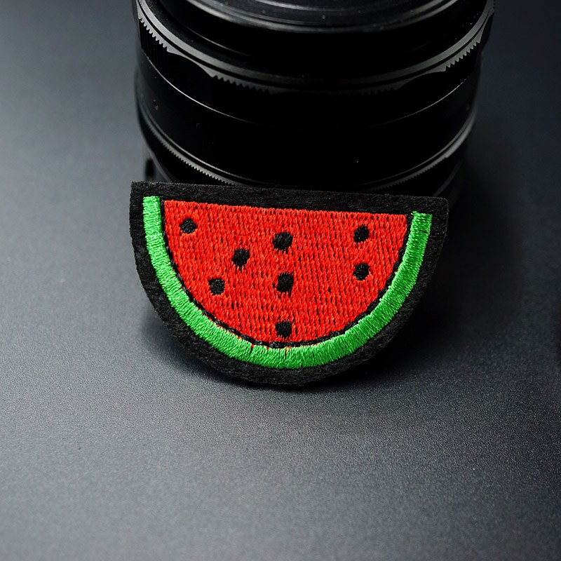 Watermeloen (Size:3.8X6.5cm) Geborduurde Patch Badges Naaien Applique Badge Kleding Stickers Kleding Kledingstuk Accessoires