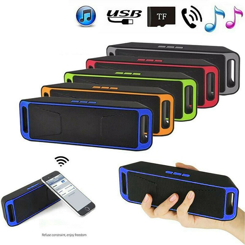 40W Portable Bluetooth Speaker Draadloze Outdoor Stereo Waterdichte Usb/Tf/Aux Fm Speaker FKU66