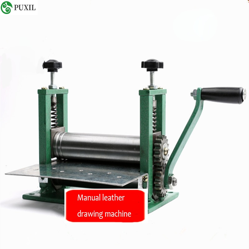 Hand-cranked small drawing machine / glue tube machine / pull shoulder strap tube / leather pressing machine / laminating machin