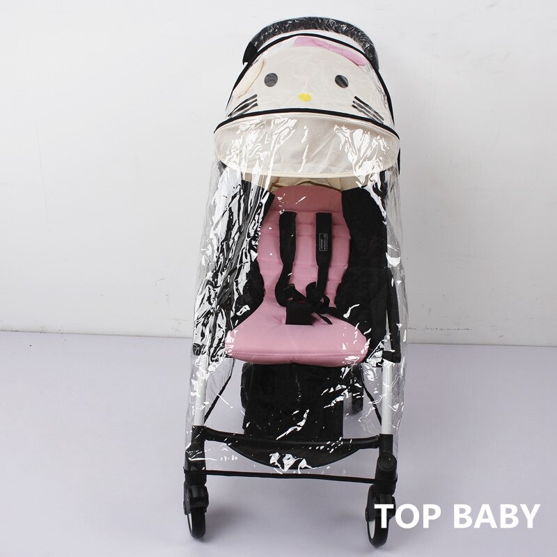 Universal regnbetræk baby klapvogn tilbehør støv fuld regnfrakke regnfrakke yoyo poussette barnevogn bilafdækning til kørestolsvogn