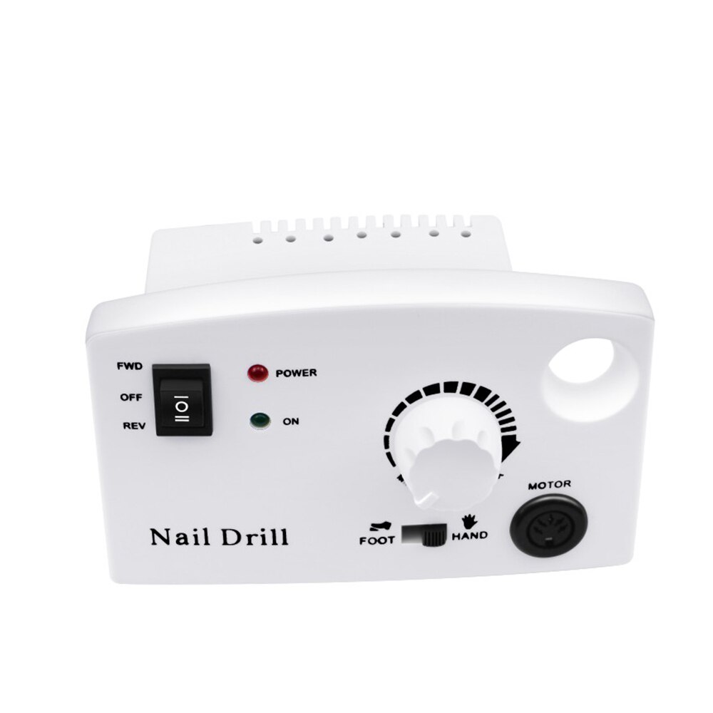 Negleboremaskine 35000 rpm manicure maskine elektrisk neglebore nail art udstyr med cutter negle bore pen maskine negleværktøj