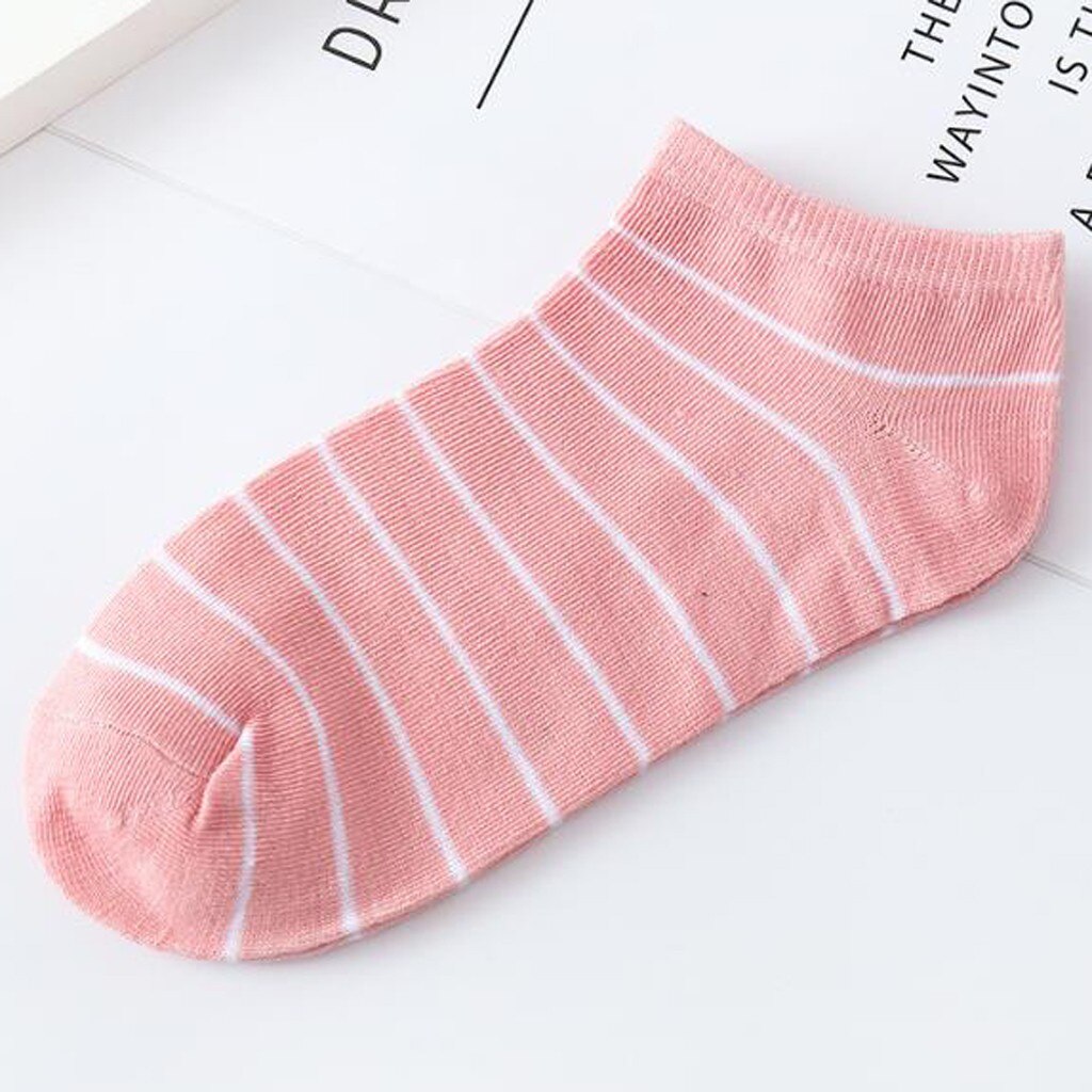 Women Stripe Short Socks Skateboard Colorful Ankel Sock Breathable Comfortable Casual Socks Harajuku #40