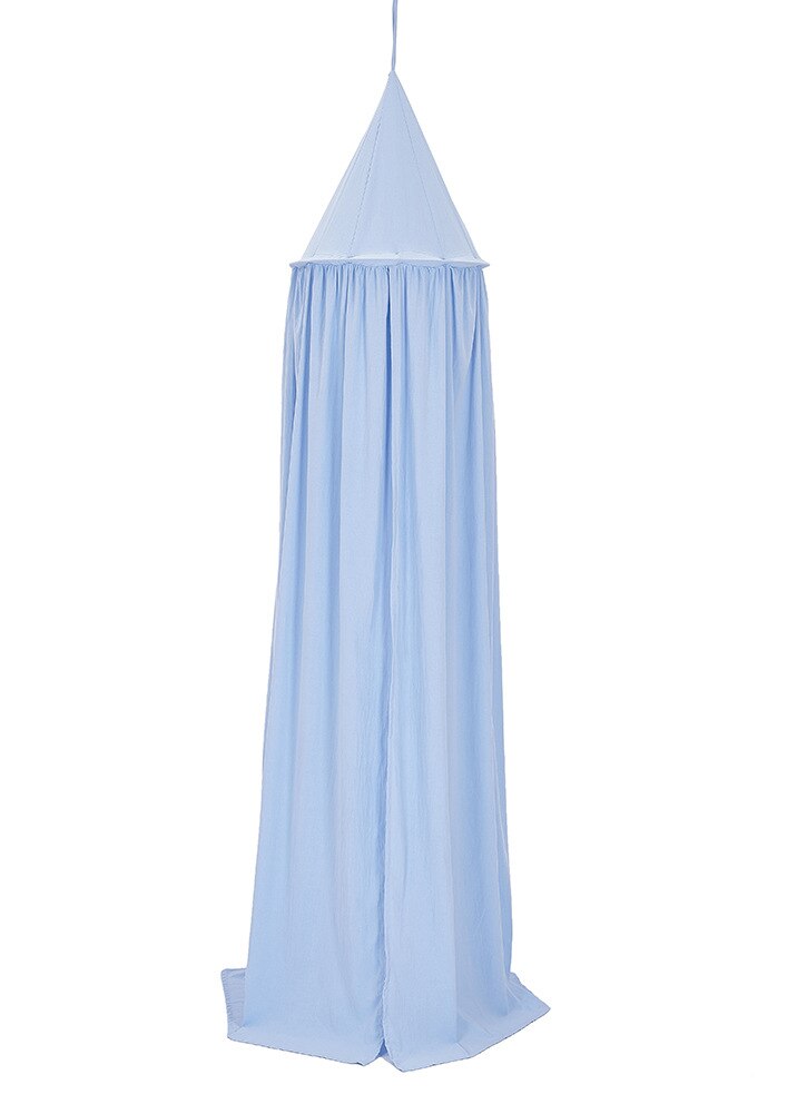 Baby Hung Dome Meisjes Prinses Bed Luifel Tent Gordijn Baby Klamboe Voor Crib Klamboe Beddengoed Room Decor: light blue