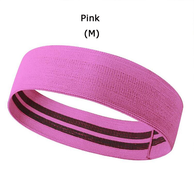 Unisexe Booty bande hanche cercle boucle résistance bande entraînement exercice pour jambes cuisse Glute fesses Squat bandes antidérapante: Argent