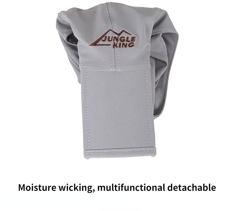 JUNGLE KING – chapeau de pêche unisexe, casquette de Protection solaire en plein air avec couvercle à rabat amovible pour le cou, pour la randonnée, MZ45,
