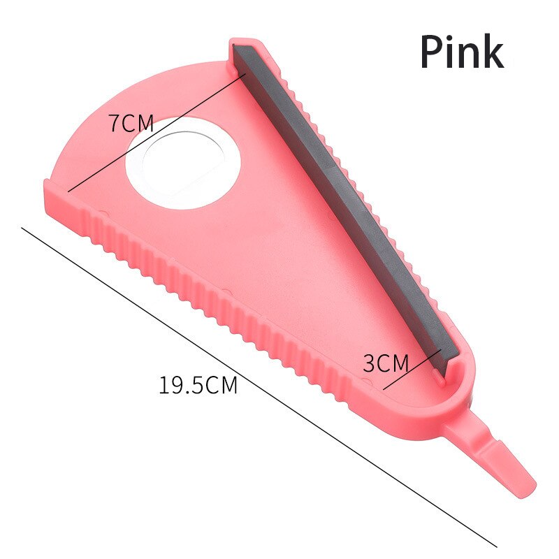 Can Opener 5 In 1 Multi Function Jar Opener Twist Off Lid Quick Opening Cooking Everyday Use Bottle Opener Kitchen Accessories: Pink