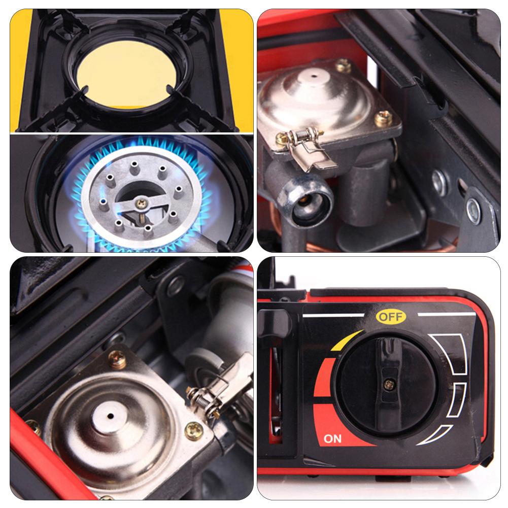 Portable Butane Gas Stove with Carrying Case for Camping