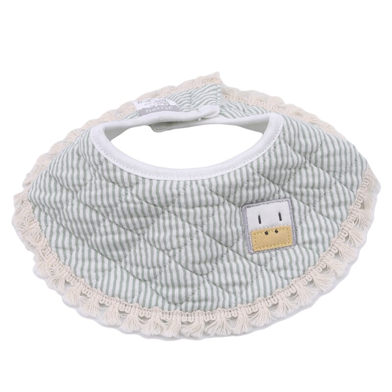 migliore Vendita Del bambino Bavaglini saliva Asciugamano Bavaglini rutto Panno di Pizzo Europeo Triangolo Sciarpa Del Cotone infantile Bandana Del bambino Accessorio di Abbigliamento pettorina