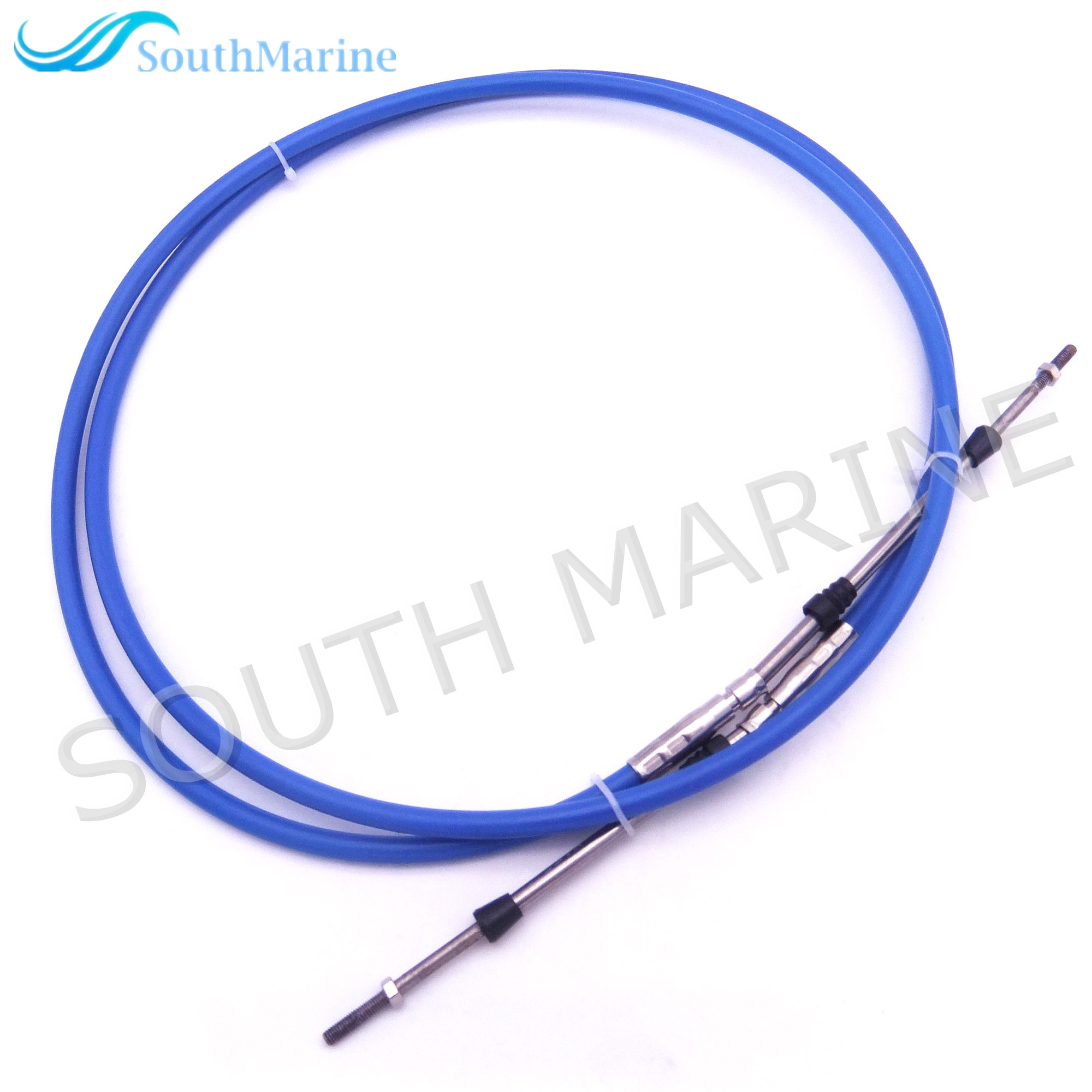 Outboard Engine Remote Control Throttle Shift Cable 8ft ABA-CABLE-08-GY for Yamaha Boat Motor Steering System 2.438m Blue