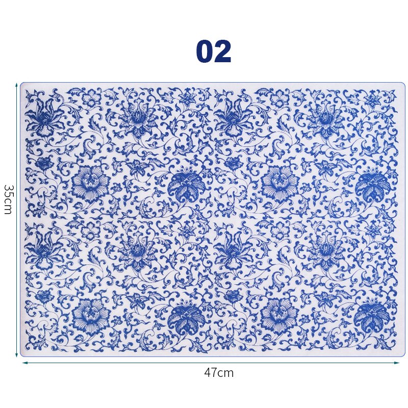 Papier de transfert en céramique d&#39;art poterie, glaçure sous glaçure, fleur noire, décalcomanies en céramique haute température, outils en argile polymère pour bricolage: 2