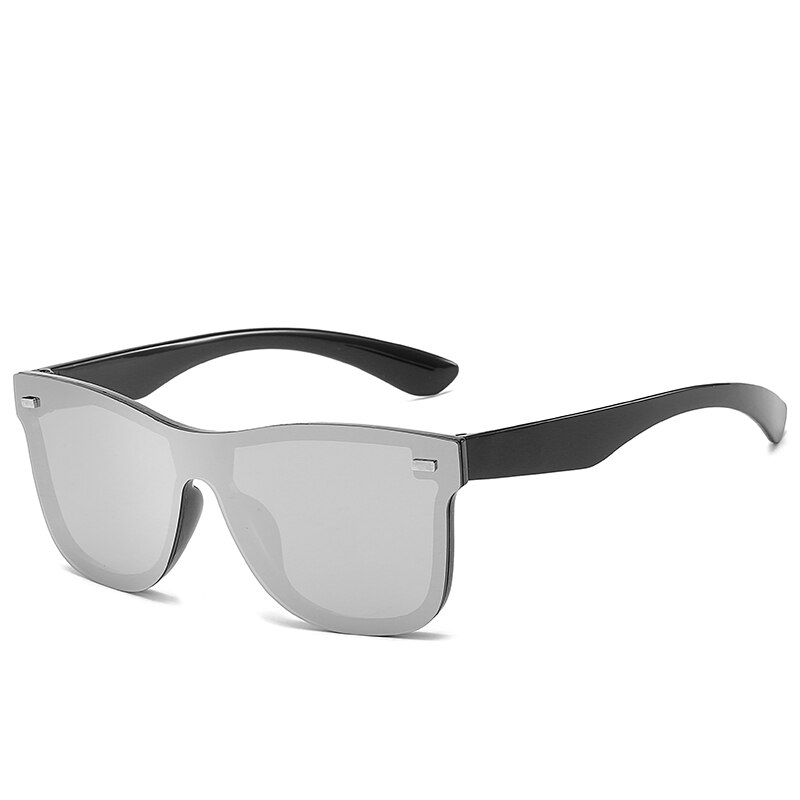 D & t solbriller ét stykke trend personlighed briller brandbeskyttelse reflekterende rammeløs solbrillefri  uv400: C7