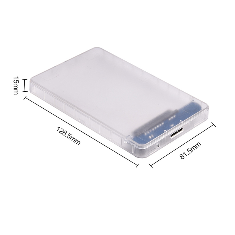 2,5 zoll USB 3,0 SATA HDD Festplatte Externe HDD Gehäbenutzen transparent fallen Werkzeug 6 Gbps Unterstützung 3T