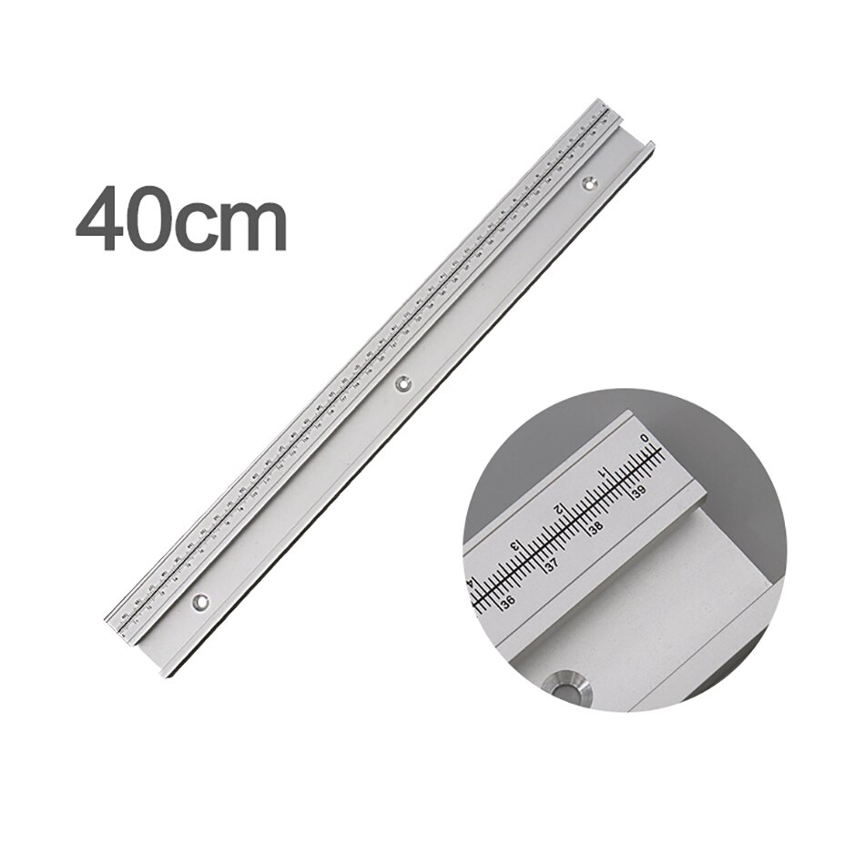 Router Table Saw Miter Track 300/400/500/600/800mm Specification T-shaped With Scale Track Groove Woodworking DIY Workbench: A 400mm