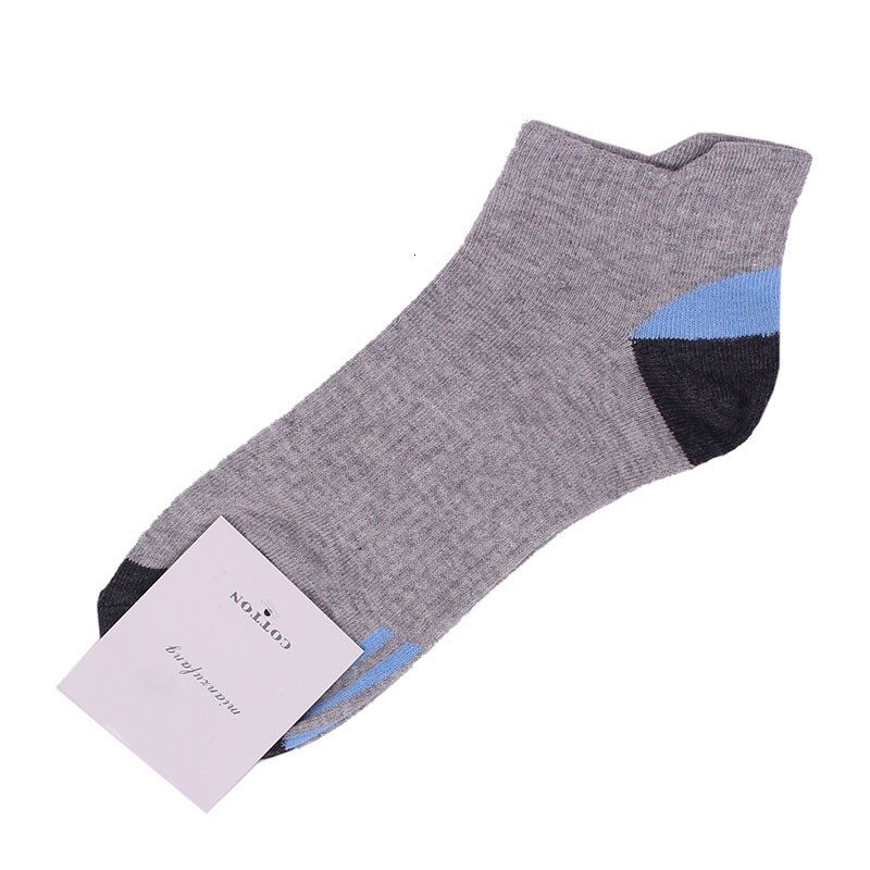 Männer Baumwolle Sport Socken Absorbieren Schweiß Deodorant Athletisch Basketball Laufen Socken draussen Klettern Radfahren Socken Grau: hell grau