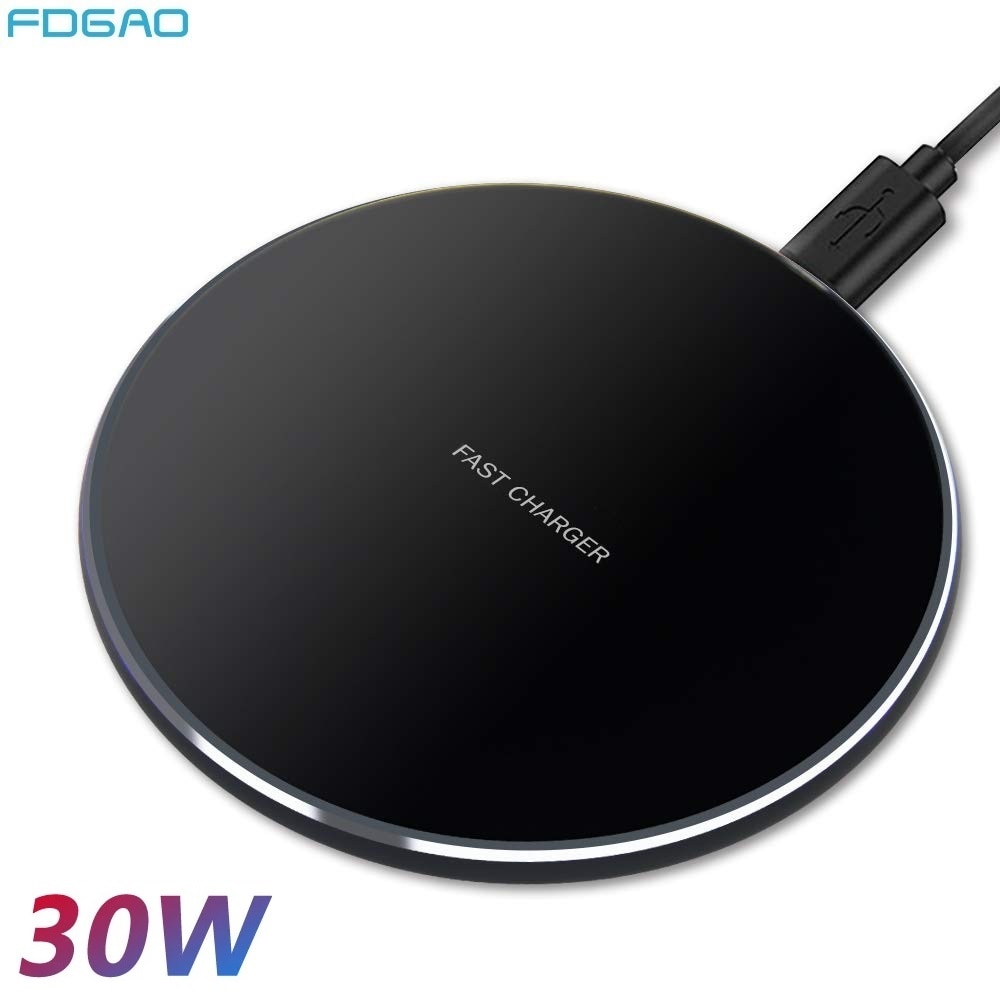 Dock di ricarica Wireless Qi 30W per Samsung S21 S20 nota 20 iPhone 13 12 11 Pro Max XS XR X 8 Pad di ricarica rapida a induzione Wireless