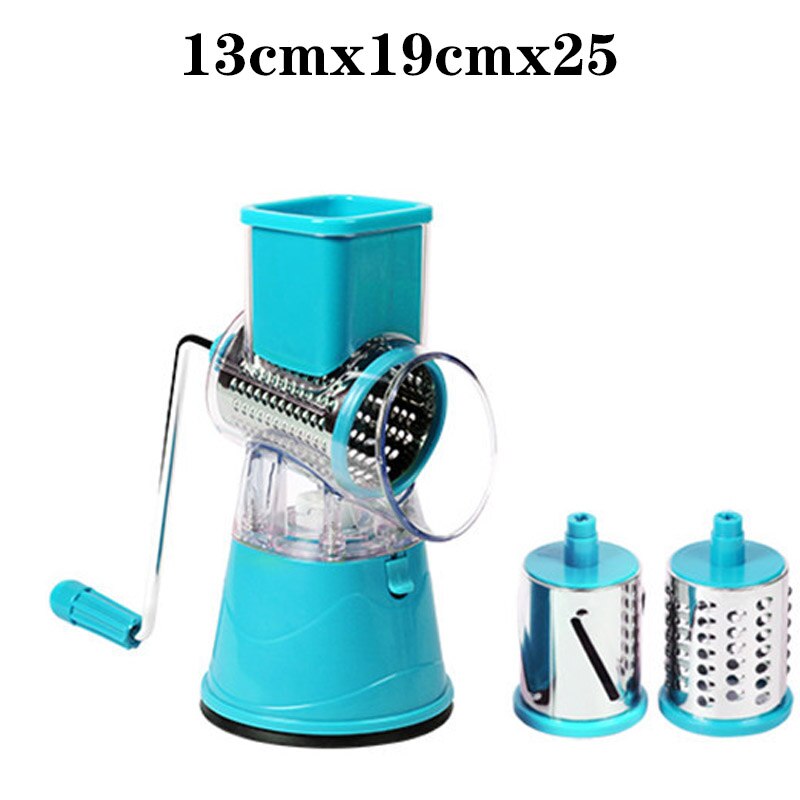 Home Kitchen Rotary Fruit Grater Multifunctional Vegetable Cutter Slicer Tools Kitchen Accessories Potato Cheese Kitchen Gadgets: 2