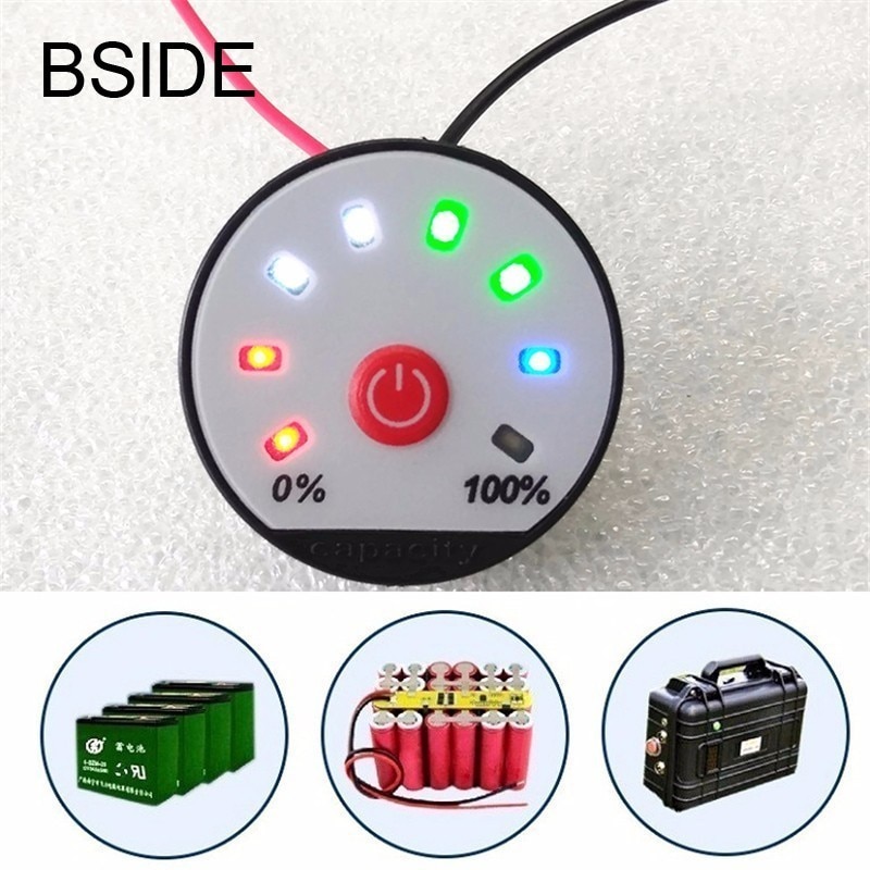 8-65v universele lcd auto zuur lood lithium batterij capaciteitsindicator digitale voltmeter spanningstester js -8t