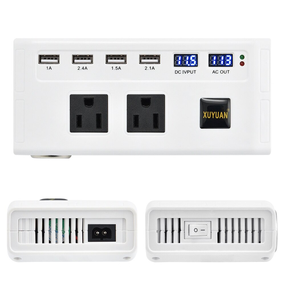 200 W Gemodificeerde Sinus Auto Omvormer DC 12 V Naar AC 220 V Draagbare Adapter Gemodificeerde Sinus Auto voeding Bescherming