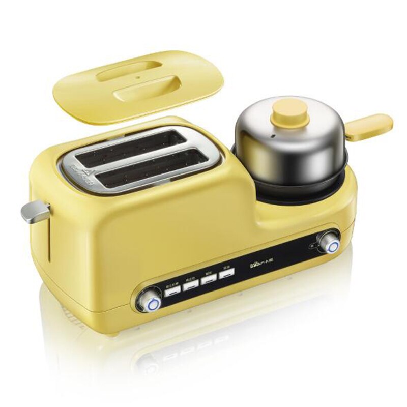 Home Breakfast Machine Sandwich Machine Muiti-Functional Toaster Bread Baking Machine Egg Cooker Bacon Frying Machine DSL-A02Z1