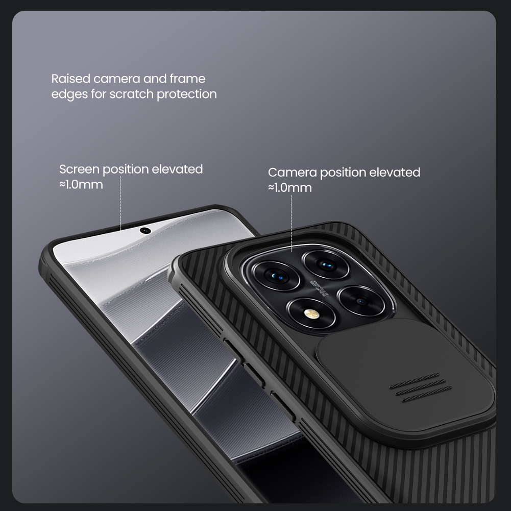 Nillkin para Xiaomi Redmi note 14 Pro 5G 14 Pro Plus 5G CamShield Pro cubierta de cámara deslizante Protector a prueba de golpes funda de teléfono