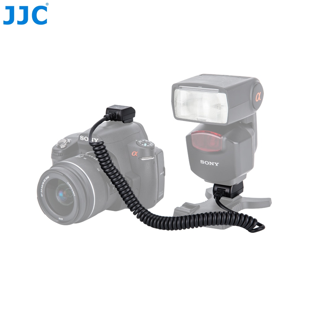JJC-cables de Flash de cámara TTL Off, 1,3 m, sincronización de zapata , Cable remoto para SONY ALPHA Series y Minolta Maxxum series, cámara con Flash