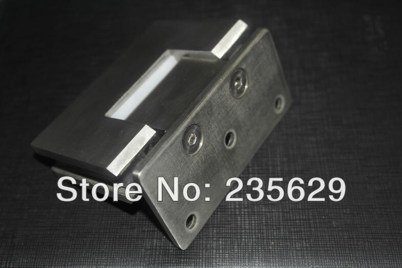, 90 degree Stainless Steel shower clamp, shower hinge,glass clamp,Satin finished, Easy installation,durable