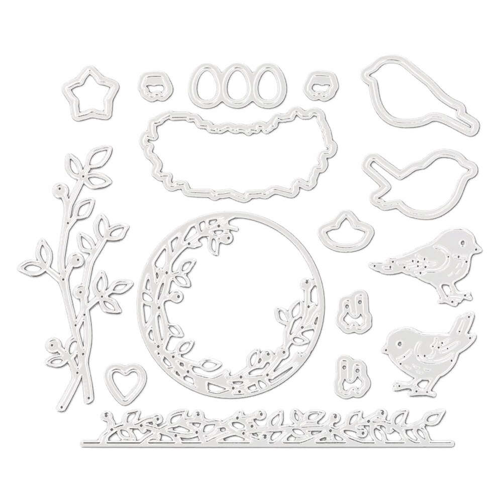 Ekster Stilte Seal Snijden Kaart Diy Materiaal Postzegels Stencil Bruiloft Kaart Maken Decoratieve Ambachten Embossing Die Cuts: B