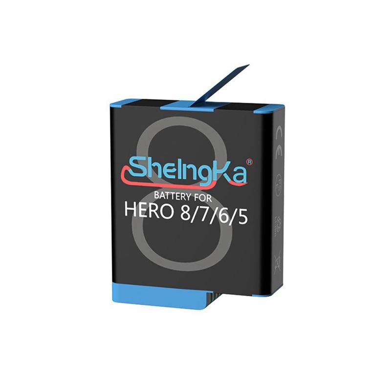 Original SheIngKa Hero8/7/6/5 Smart IC Battery+3 Slot Storage Charger For GoPro Hero 5 6 7 Hero 8 Black Battery Accessories: A Package