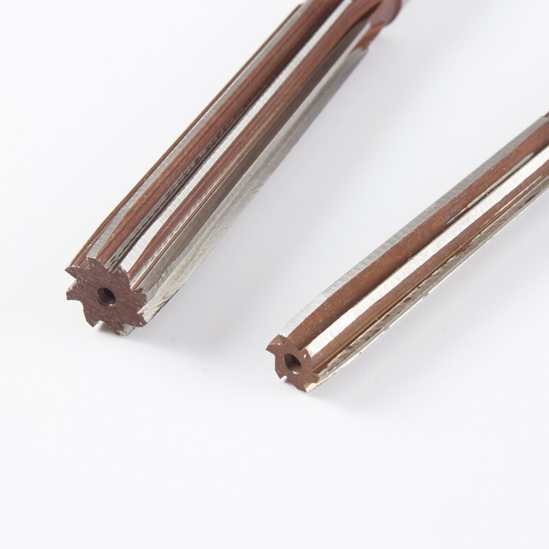 5 stücke/1 einstellen gerade schaft Hand reibahle 5mm 6mm 8mm 10mm 12mm H7 6 flöte für metall werkzeuge schneiden