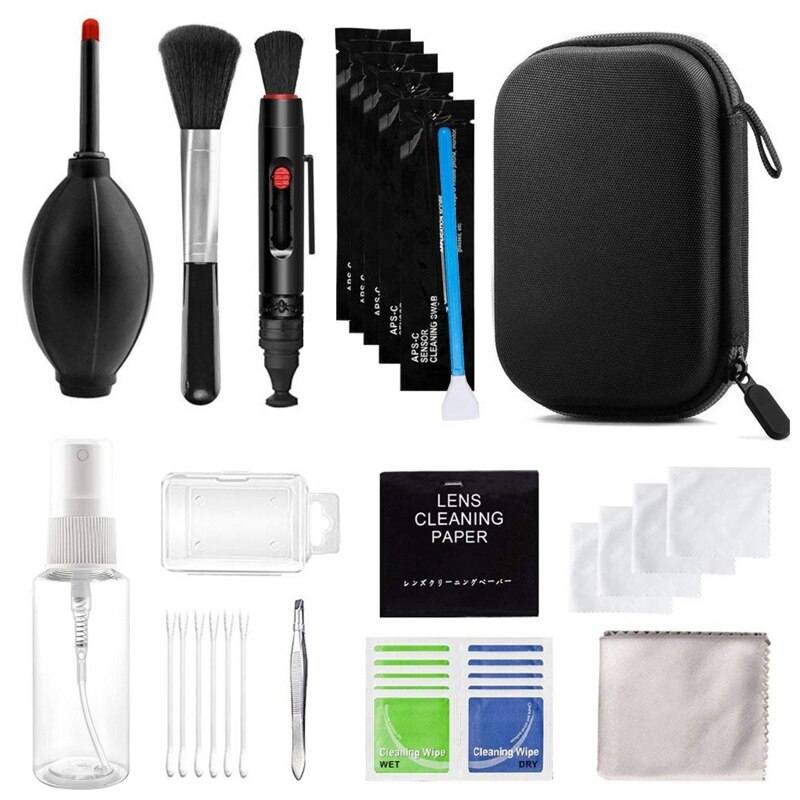 DSLR Camera Cleaning Kit 29-in-1 Camera Cleaner Set for Sensor Lens A0NB