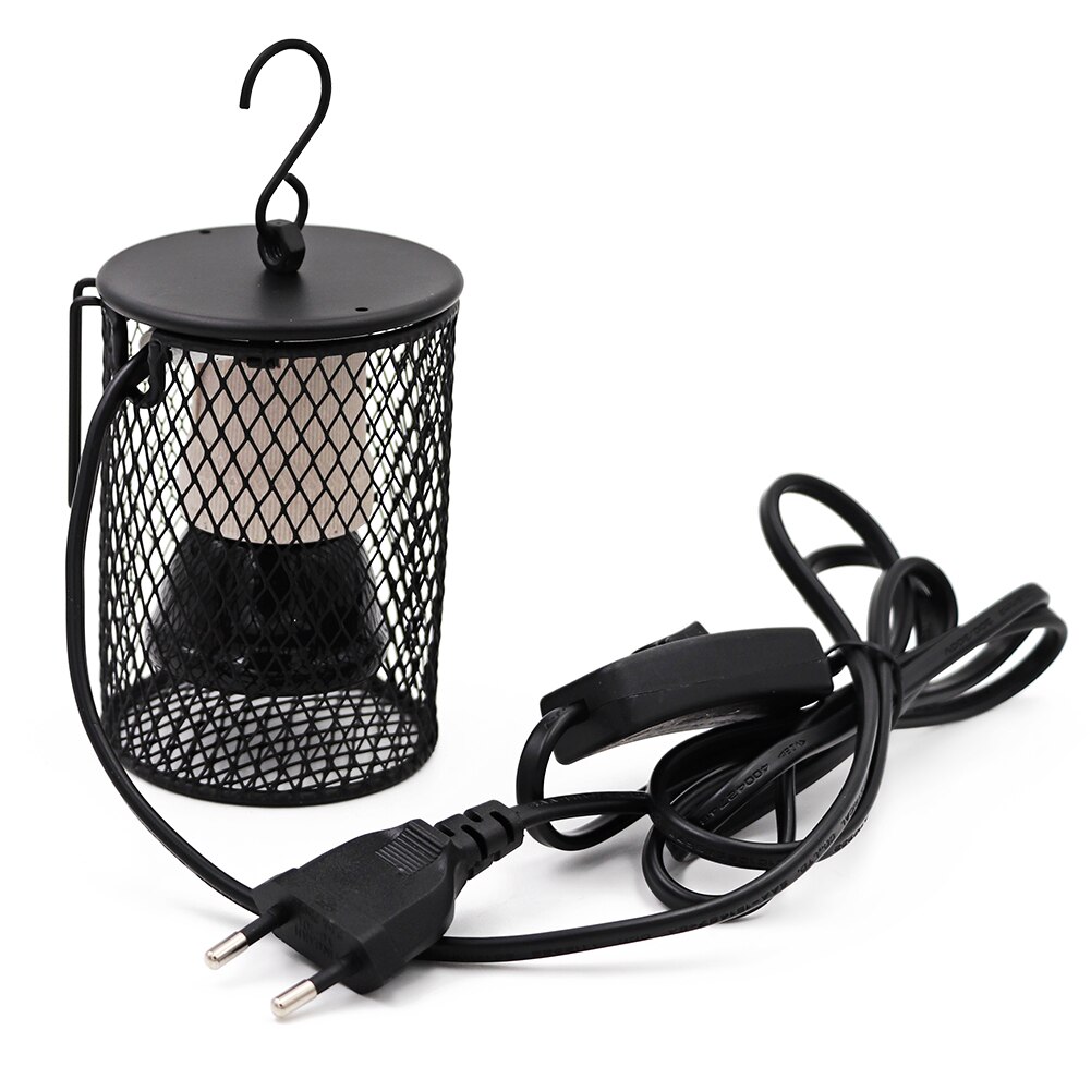 E27 kæledyr varmelampe til skildpadde slange firben infrarød keramisk emitter varme lys 50w/75w/100w krybdyr lampe reptil lys eu stik