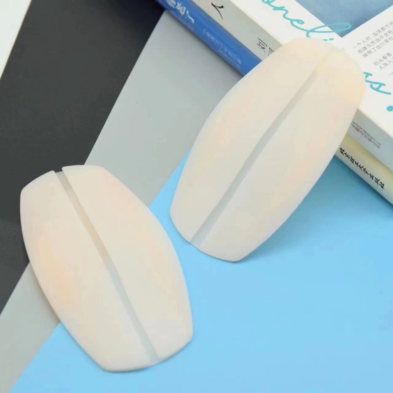 Silikon Rutschfeste Schultergurt Pads Weibliche Weiche BH-Träger Kissen Halfter Linderung Schmerzen BH Schulterpolster für Frau: Blau