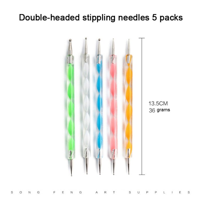 15 Pcs/set Mandala Point Painting Tool Kit Paint Tool Kit Paint Brush Paint Tray Brush Rock Painting Canvas Rock Art Fabric.