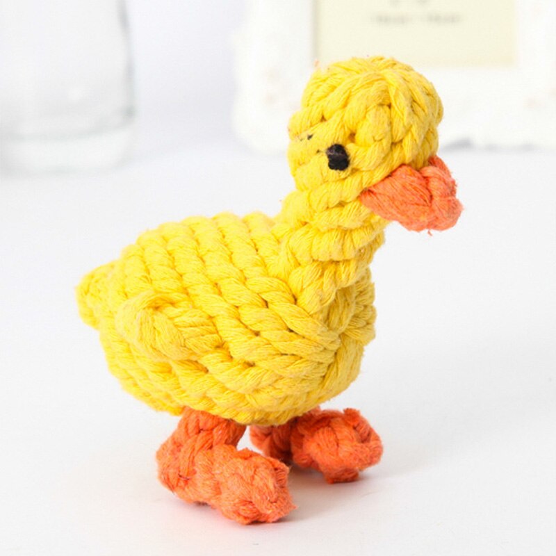 Cão brinquedos de algodão cão corda brinquedos design animal de estimação durável algodão mastigar brinquedo treinamento dentição brinquedo para cães pequenos cães médios filhote de cachorro: 11