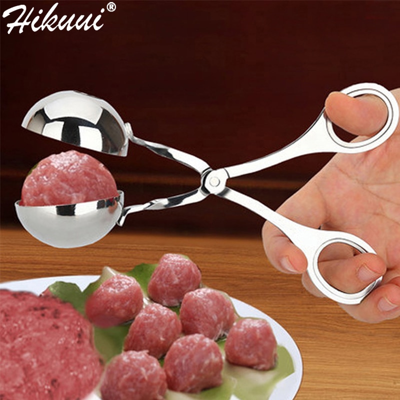 1Pc Stainless Steel Meatball Maker Meat Clip DIY Cooking Meat Tool Beef Chicken Fish Meat Ball Maker Kitchen Gadget