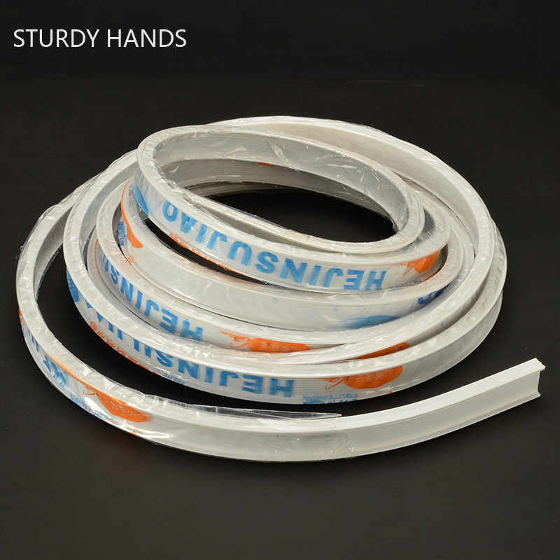 Flexible assembly of ceiling curtain rail straight sliding window balcony decoration curtain upper accessories/side frames