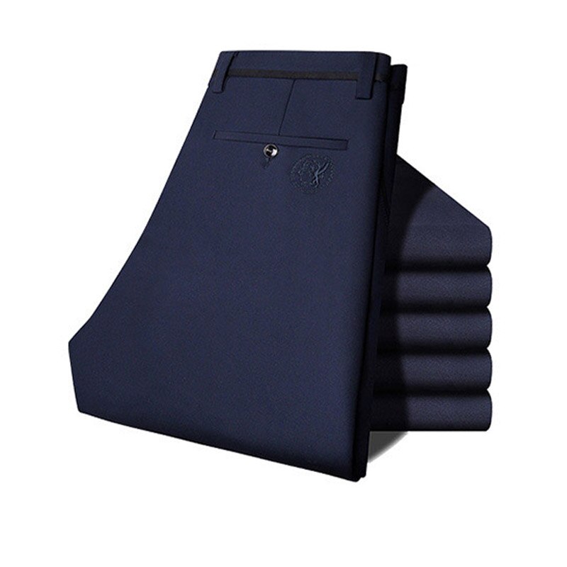 Brand Men Dress Pants Formal Pants Slim Fit Suit Pants Business Casual Wedding Men Black Mens Dress Trousers perfume masculino