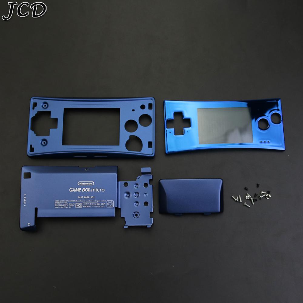 Jcd 6 Kleuren Metal Shell Case Behuizing Voor Gameboy Micro Console Vervanging Cover Voor Gbm: E