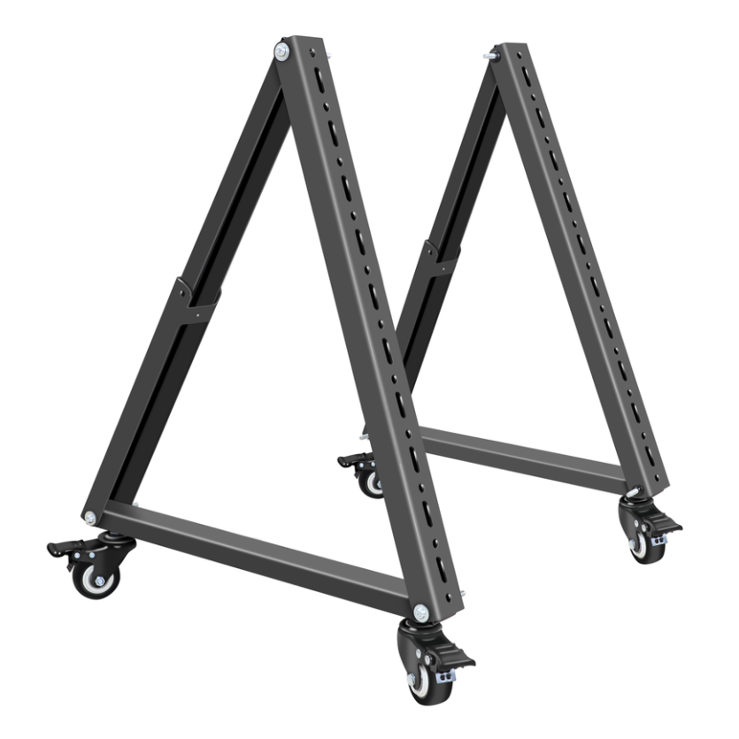 Hillport tv vogn gratis løft 32-70 &quot; rullende tv-monteringsstativ trolley plasmaskærm støtte led lcd skærm lav højde vogn  sc5100