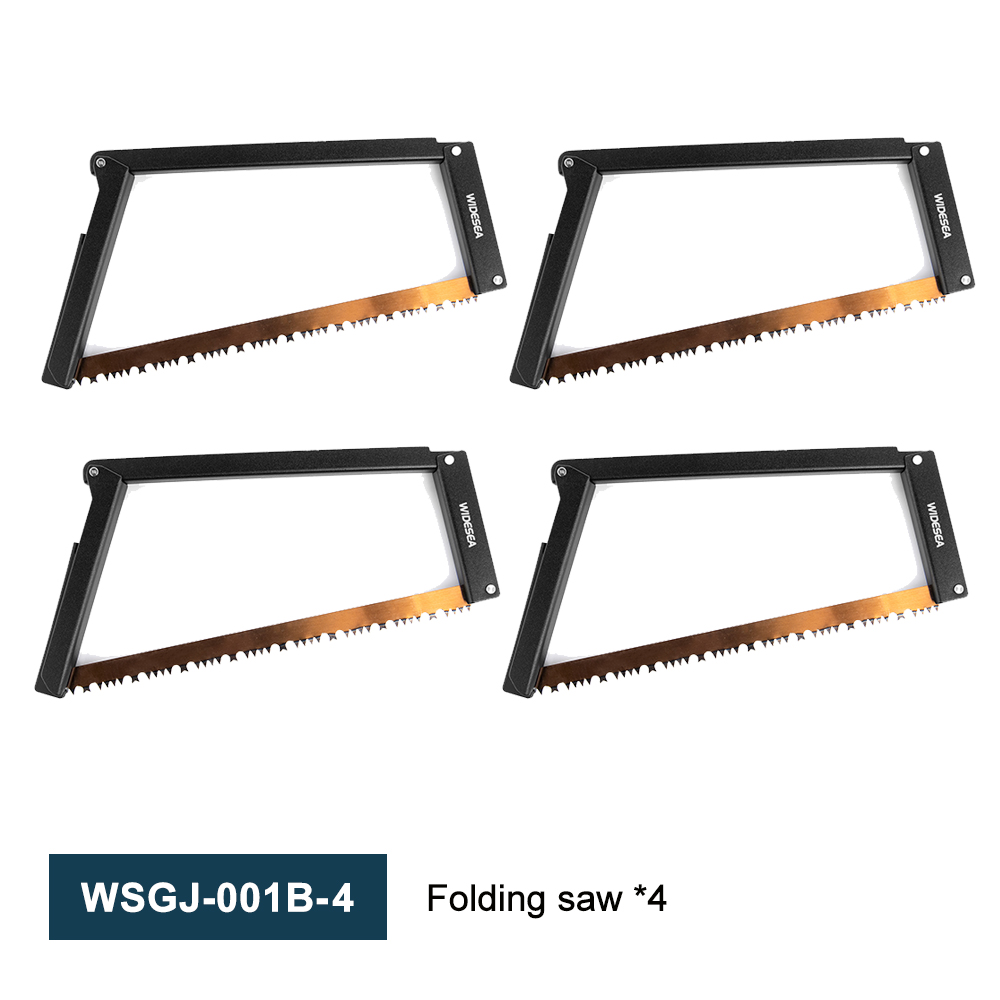 Widesea hopfällbar såg camping bärbar 32cm st mangan bågfil med förvaring hopfällbar skogsbruk utomhusverktyg för trä 4pc st: Grön